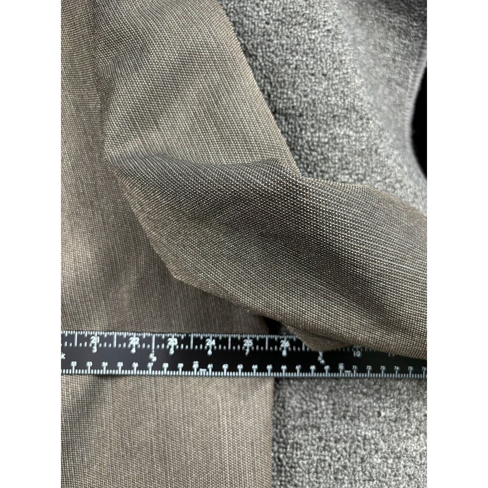 Le Suit Blazer Jacket Womens Size 24W Brown Single Breasted Two Buttons Casual - Picture 7 of 7